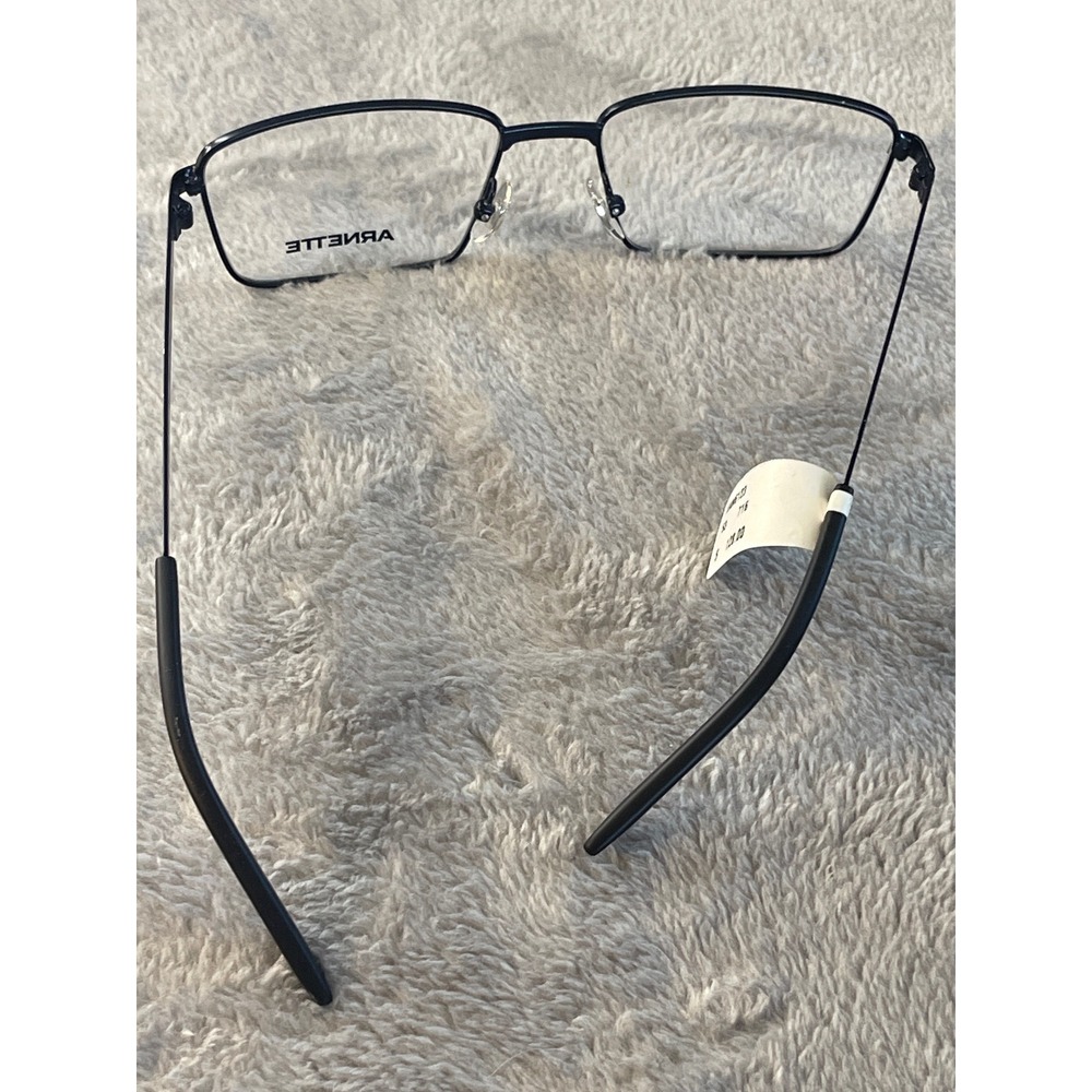 Arnette Vesterbro 6123 716 Matte Black Rectangular Men Eyeglasses 53-17-145 NEW - Picture 7 of 9